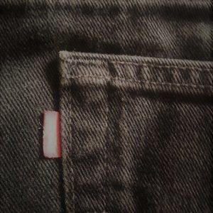 Men's Levi's 501 Black Jeans